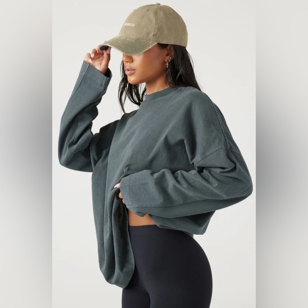 *NWT* JOAH BROWN VINTAGE LONG SLEEVE EVERGREEN COTTON SIZE S/M *NWT*